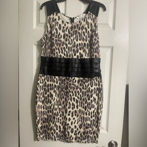 Misses VENUS Animal Print Dress